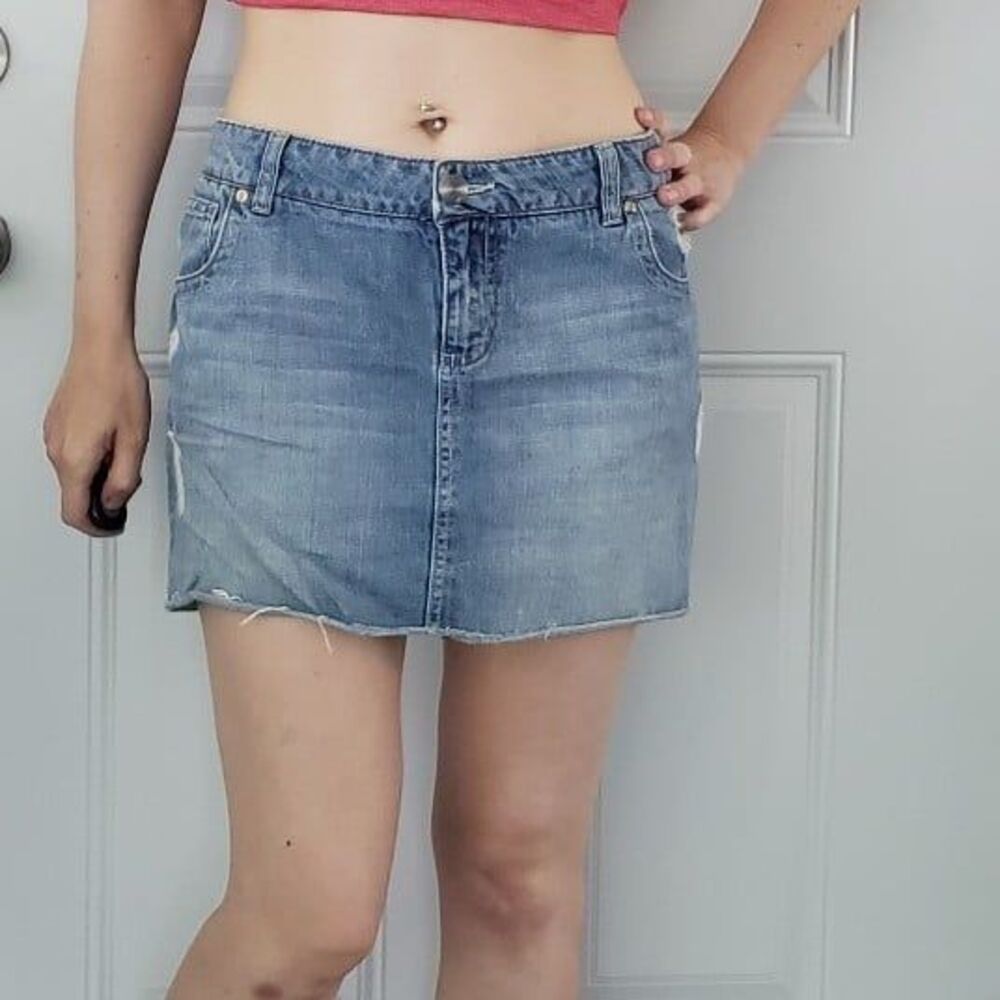 Y2K Denim Miniskirt